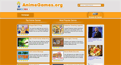 Desktop Screenshot of animegames.org