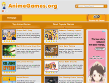 Tablet Screenshot of animegames.org
